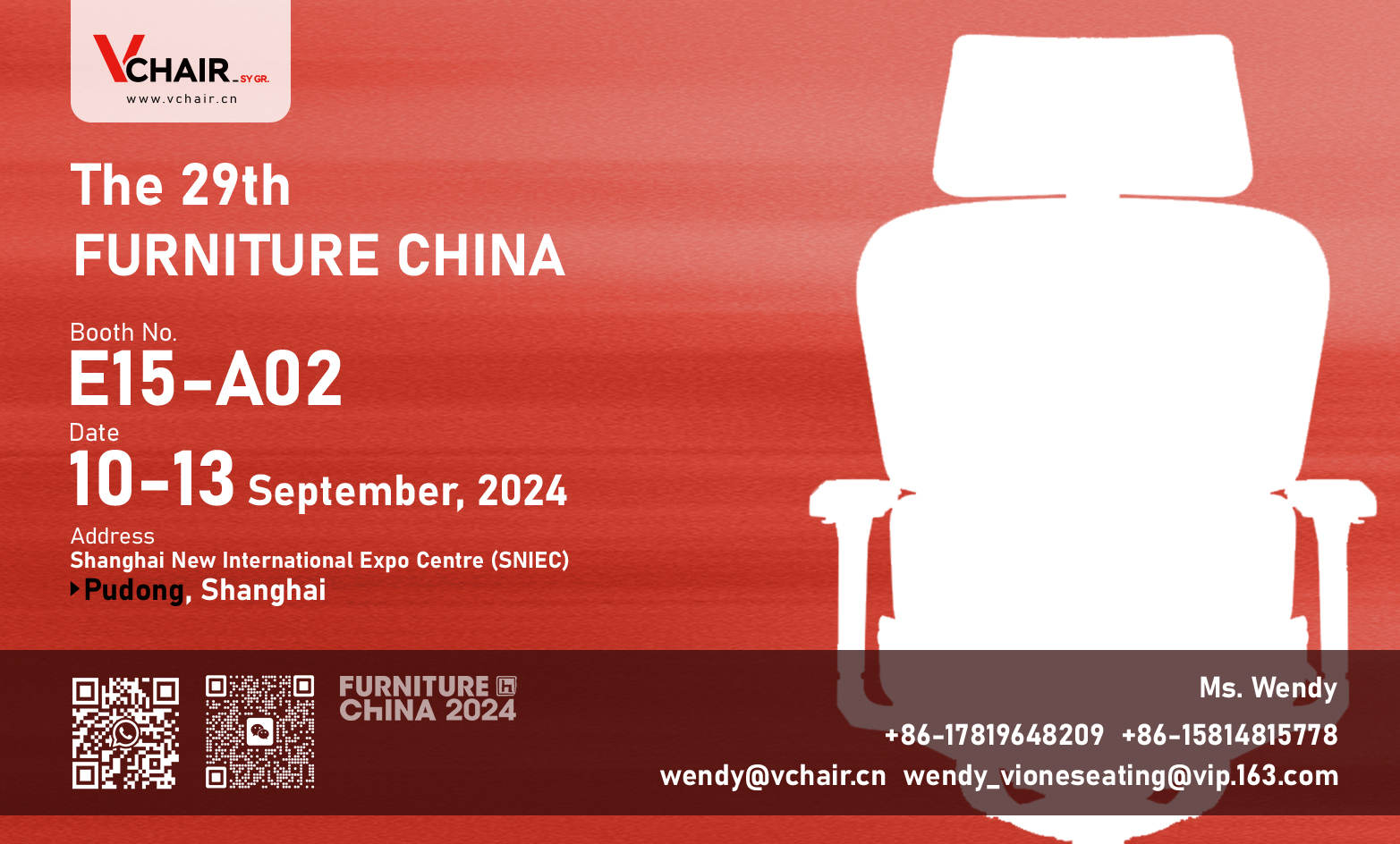 Furniture Fair--Join us at the 29th Furniture China in Pudong Shanghai!